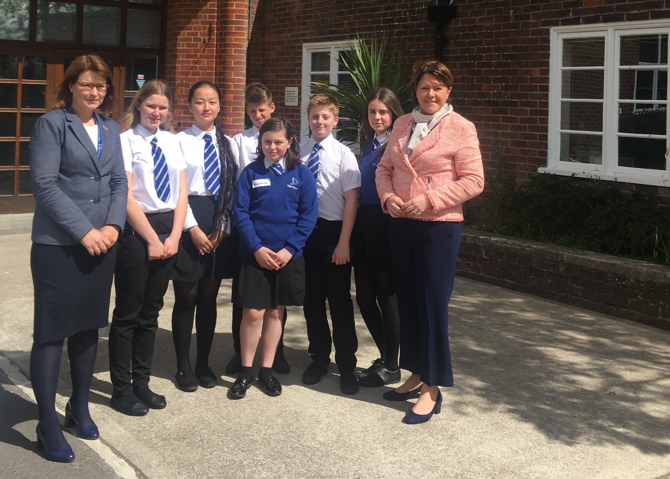 Maria Miller MP visits the Vyne School | Maria Miller